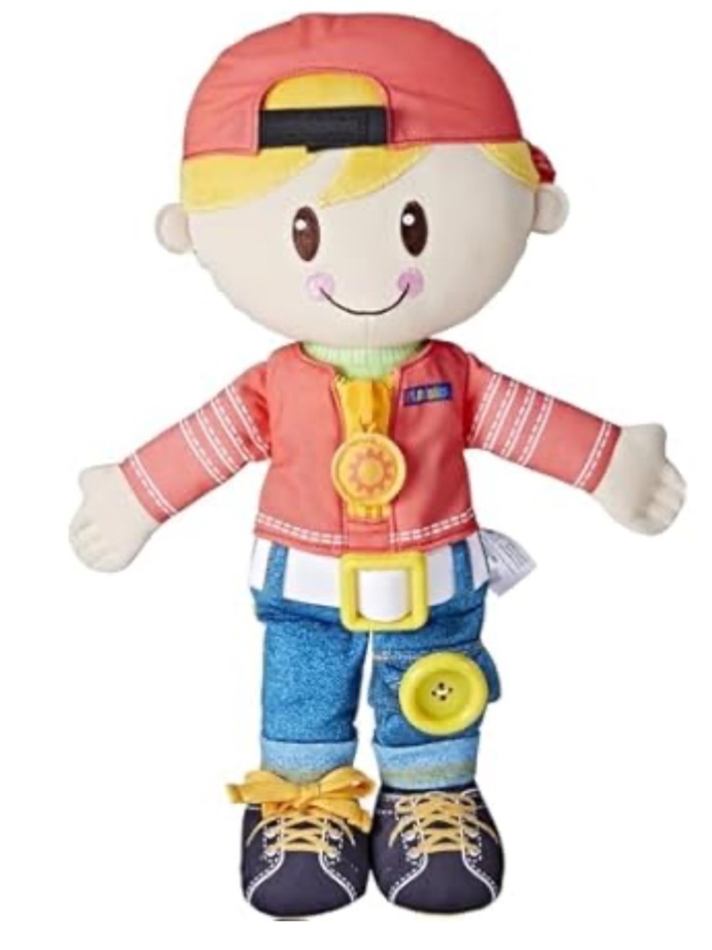 Playskool Dressy Dressing Doll - NEW - Tie, Zip, Button
